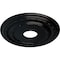 Ekena Millwork Dublin Ceiling Medallion (Fits Canopies up to 8 1/4"), 15 3/8"OD x 3 5/8"ID x 1"P, Jet Black CM15DUBLF - alternate 4